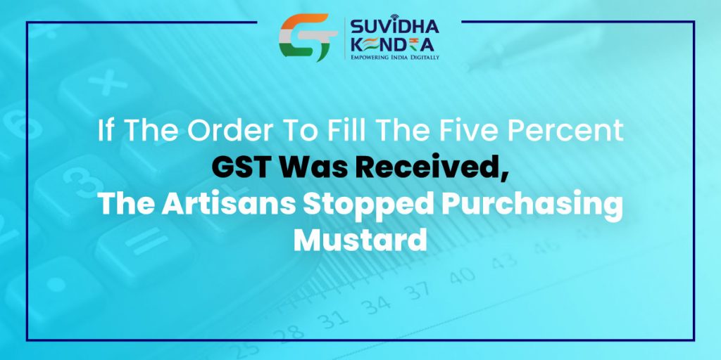 five percent GST
