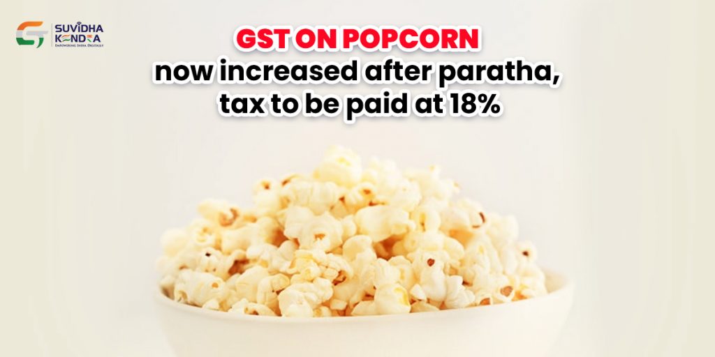 GST on Popcorn