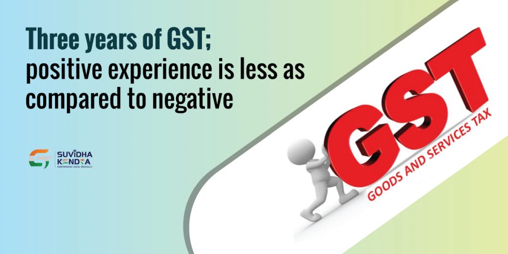 Three years of GST