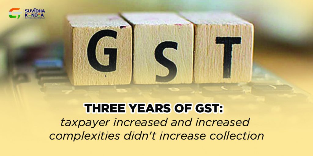 Three years of GST