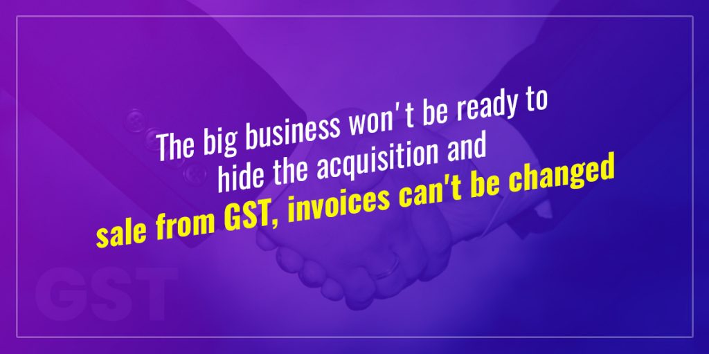sale from GST