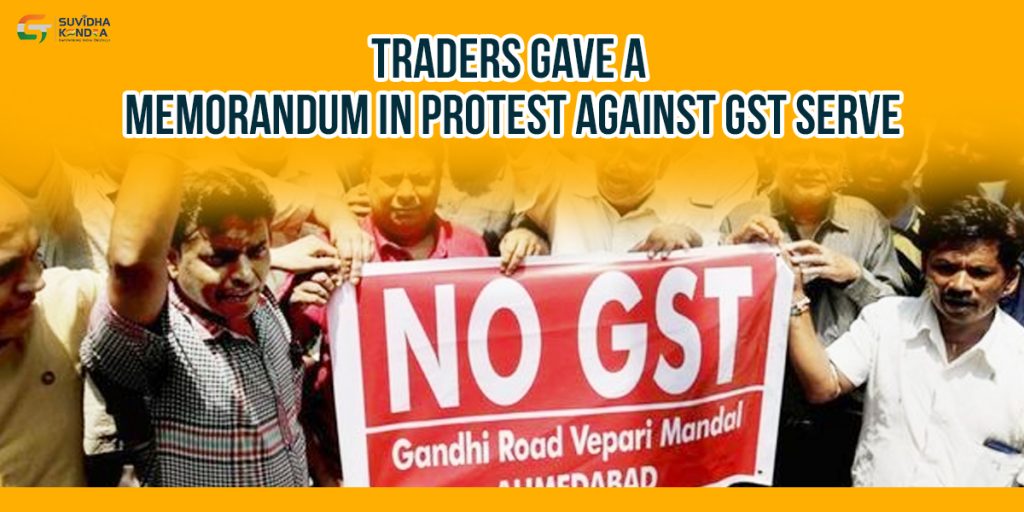protest against GST serve