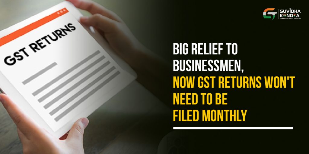 Big relief to businessmen